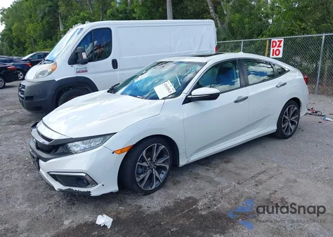 2020 Honda Civic Touring from USA, damaged, VIN 19XFC1F98LE213898